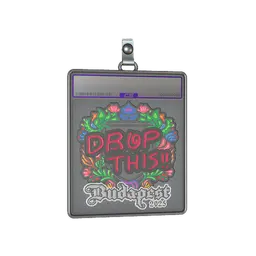 Sticker Slab | drop (Embroidered) | Budapest 2025