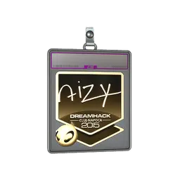 Sticker Slab | aizy (Gold) | Cluj-Napoca 2015