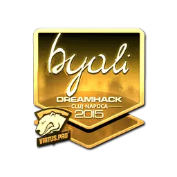Sticker | byali (Gold) | Cluj-Napoca 2015