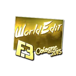 Sticker | WorldEdit (Gold) | Cologne 2015