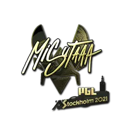 Sticker | misutaaa (Gold) | Stockholm 2021