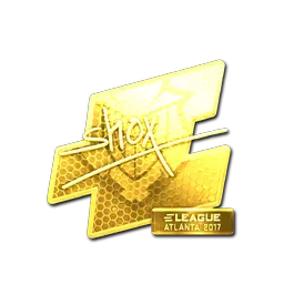 Sticker | shox (Gold) | Atlanta 2017