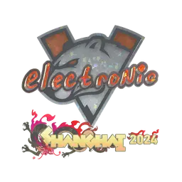 Sticker | electronic (Glitter) | Shanghai 2024