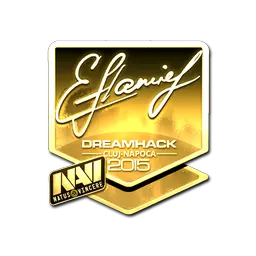 Sticker | flamie (Gold) | Cluj-Napoca 2015