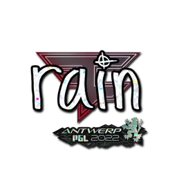 Sticker | rain (Glitter) | Antwerp 2022