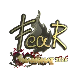 Sticker | fEAR (Gold) | Shanghai 2024