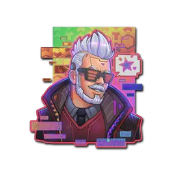 Sticker | Cyber Romanov (Holo)