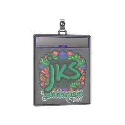 Sticker Slab | jks (Embroidered) | Budapest 2025