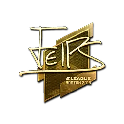 Sticker | felps (Gold) | Boston 2018