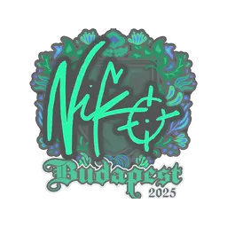 Sticker | NiKo | Budapest 2025