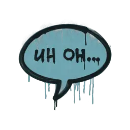Sealed Graffiti | Uh Oh (Wire Blue)