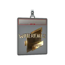 Sticker Slab | waterfaLLZ (Gold) | Boston 2018