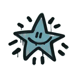 Sealed Graffiti | Shining Star (Wire Blue)