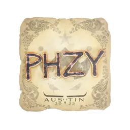 Sticker | phzy | Austin 2025