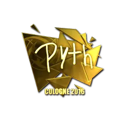 Sticker | pyth (Gold) | Cologne 2016