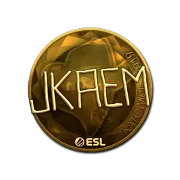 Sticker | jkaem (Gold) | Katowice 2019