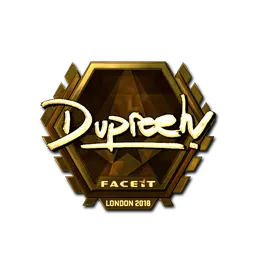 Sticker | dupreeh (Gold) | London 2018