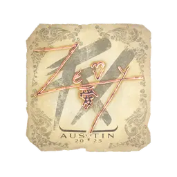 Sticker | zevy | Austin 2025