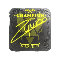 Sticker | ZywOo (Foil, Champion) | Austin 2025