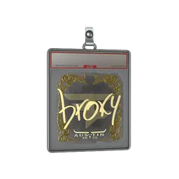 Sticker Slab | broky (Gold) | Austin 2025