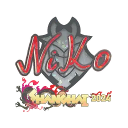 Sticker | NiKo (Glitter) | Shanghai 2024