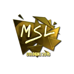 Sticker | MSL (Gold) | Cologne 2016