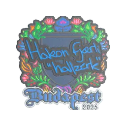 Sticker | hallzerk (Embroidered) | Budapest 2025