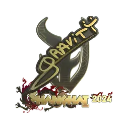 Sticker | Graviti (Gold) | Shanghai 2024