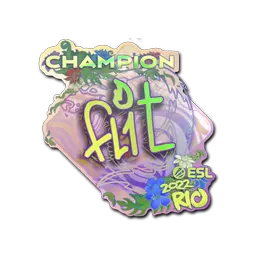 Sticker | FL1T (Holo, Champion) | Rio 2022
