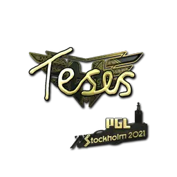 Sticker | TeSeS (Gold) | Stockholm 2021