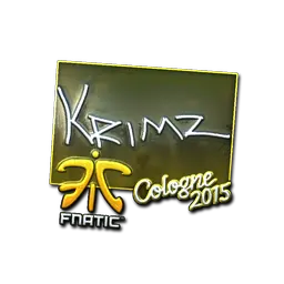 Sticker | KRIMZ (Foil) | Cologne 2015