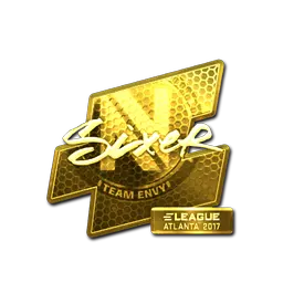 Sticker | SIXER (Gold) | Atlanta 2017