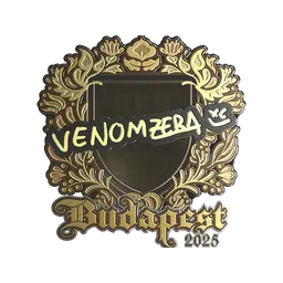 Sticker | venomzera (Gold) | Budapest 2025