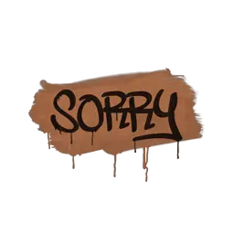 Sealed Graffiti | Sorry (Tiger Orange)