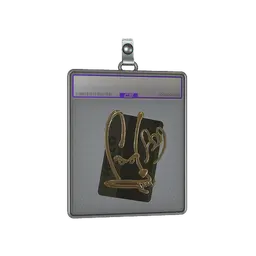 Sticker Slab | Hello M4A4 (Gold)