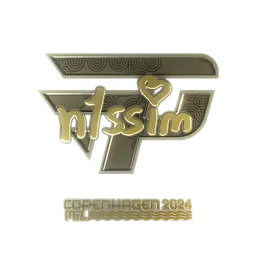 Sticker | n1ssim (Gold) | Copenhagen 2024