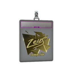 Sticker Slab | Zeus (Gold) | Cologne 2016