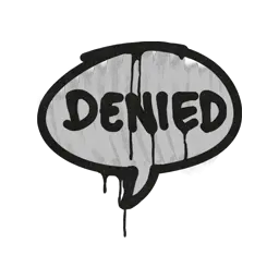 Sealed Graffiti | Denied (Shark White)