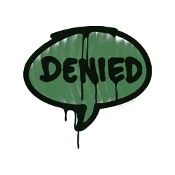 Sealed Graffiti | Denied (Jungle Green)