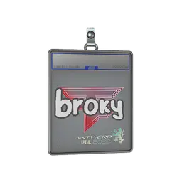 Sticker Slab | broky | Antwerp 2022