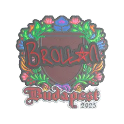 Sticker | Brollan (Embroidered) | Budapest 2025