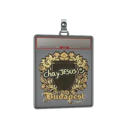 Sticker Slab | chayJESUS (Gold) | Budapest 2025