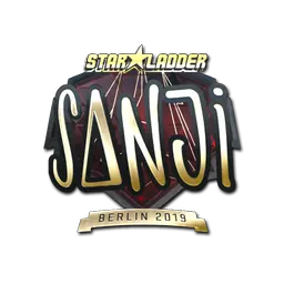 Sticker | SANJI (Gold) | Berlin 2019