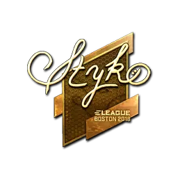 Sticker | STYKO (Gold) | Boston 2018