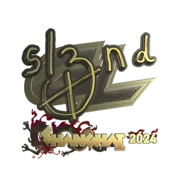 Sticker | sl3nd (Gold) | Shanghai 2024