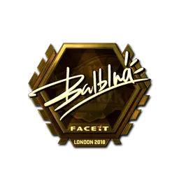 Sticker | balblna (Gold) | London 2018