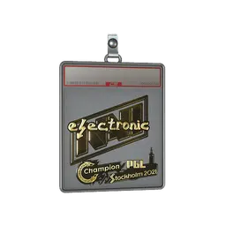Sticker Slab | electroNic (Gold) | Stockholm 2021