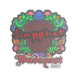 Sticker | Jimpphat (Embroidered) | Budapest 2025