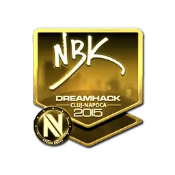 Sticker | NBK- (Gold) | Cluj-Napoca 2015