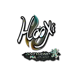 Sticker | HooXi (Glitter) | Antwerp 2022